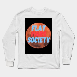 Flat Mars Society Long Sleeve T-Shirt